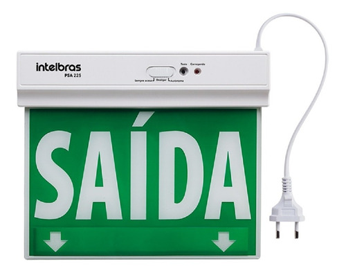 PLACA DE SINALIZACAO PSA225 DUPLA FACE