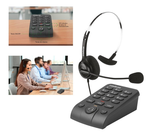 Telefone Headset HSB 40