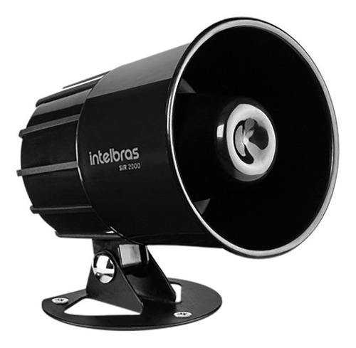 SIRENE CORNETA INTELBRAS 115 DB SIR 2000 - PRETA