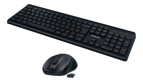 COMBO TECLADO E MOUSE INTELBRAS CSI50 SEM FIO PRETO