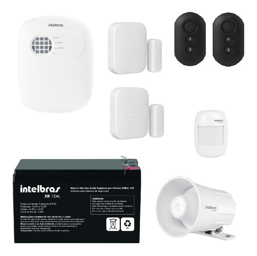 KIT C/ 1XANM24NET + 2X XAC4000 + 1XXB12AL + 2XXAS4010 + 1XSIRENE + 1XIVP3000CF