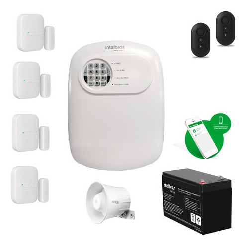 KIT ANM24NET 4XAS4010 2XAC4000 SIR1000 XB12AL + BRINDE