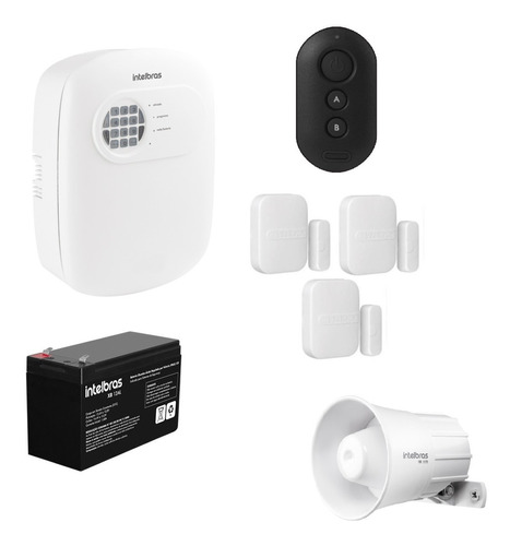 KIT ANM 24 NET + 3X XAS 4010 SMART + 1 XB12AL + 1 XAC 4000 PRETO + 1 SIR 1000 BRANCA