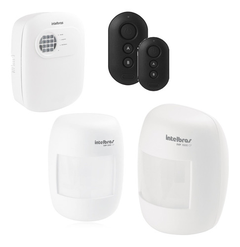 KIT ANM 24 NET COM CONTROLE + 1X XAC 4000 PRETO + 2X IVP 3000 CF