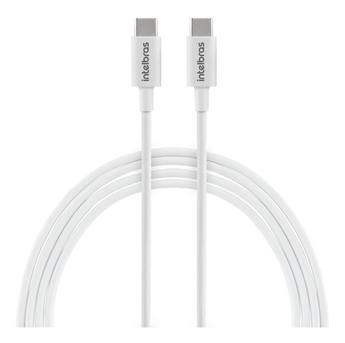 CABO USB TYPE C-C 1,2M PVC BRANCO EUCC 12PB