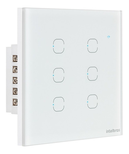 [13547] INTERRUPTOR SMART WI-FI TOUCH 6 TECLAS EWS 1006 BRANCO