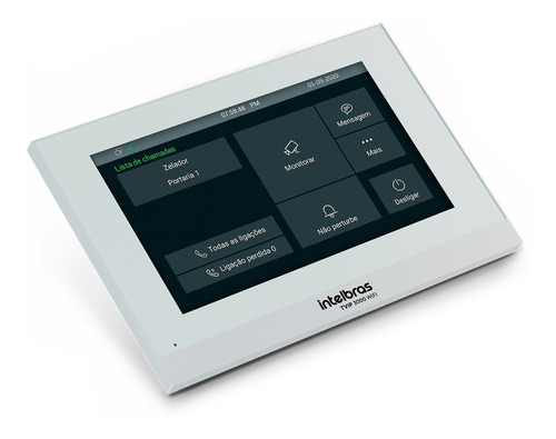 [227909] TERMINAL INTERNO VIDEO PORTEIRO IP - TVIP 3000 WIFI - BRANCO