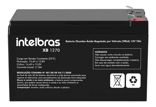 [554] BATERIA NOBREAK XB 1270 12V XB 7,0 AH