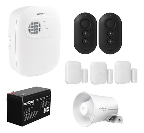 [5619] KIT ANM 24 NET + 3X XAS 4010 SMART + 1 XB12AL + 2 XAC 4000 PRETO + 1 SIR 1000 BRANCA