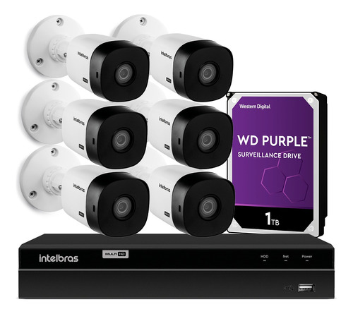 [5777] KIT MHDX 1208 + HD PURPLE 1 TB + 6 VHL 1120B
